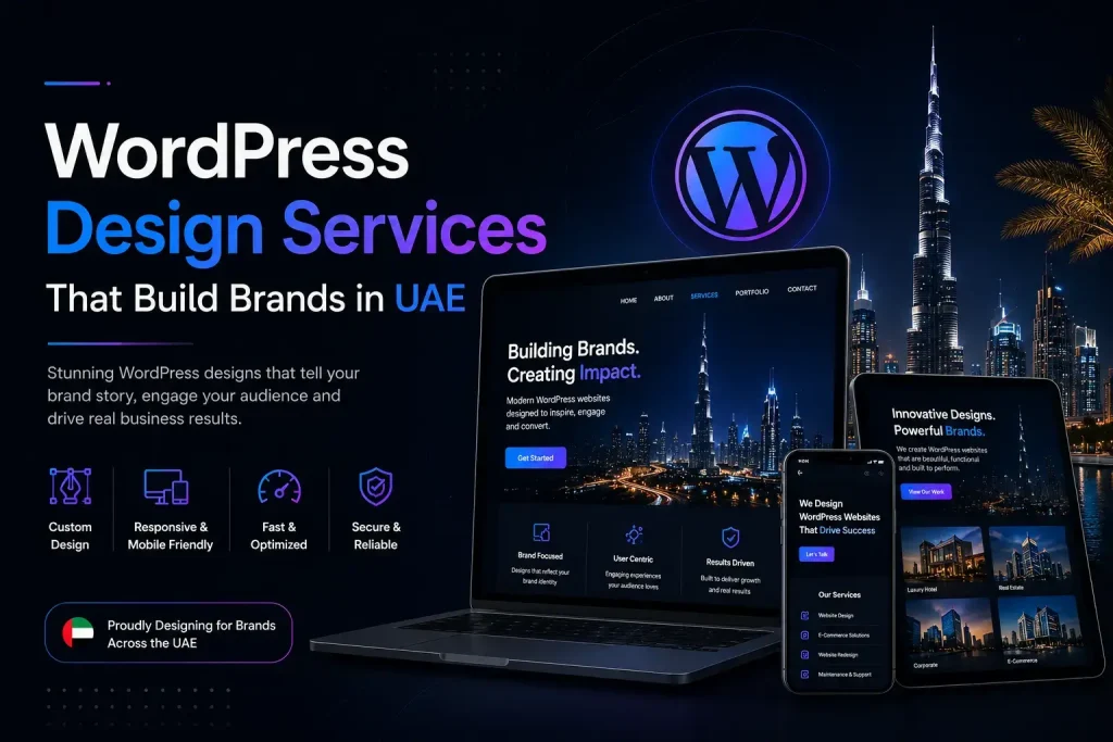 WordPress design services for brand