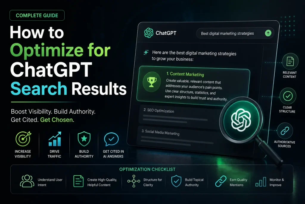 Optimize for ChatGPT Search