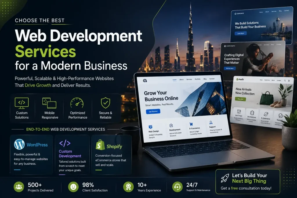 web development services in UAE