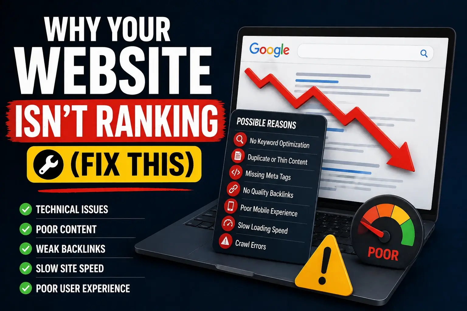 Why Your Website Isn't Ranking on Google (Fix This)